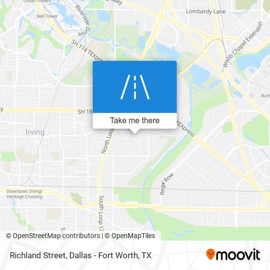 Mapa de Richland Street