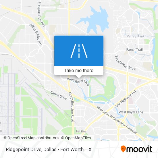 Mapa de Ridgepoint Drive
