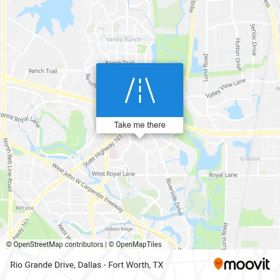 Rio Grande Drive map