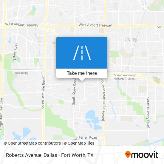 Roberts Avenue map