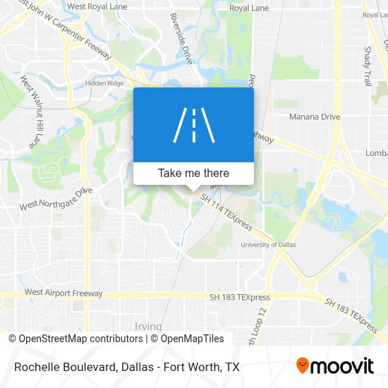 Rochelle Boulevard map