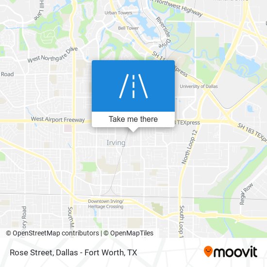 Rose Street map