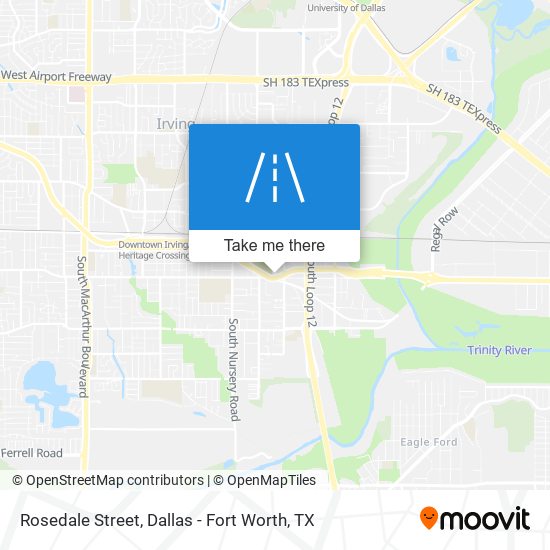 Rosedale Street map