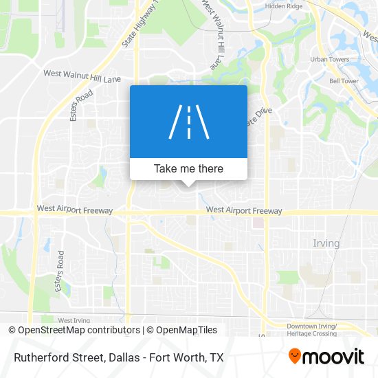 Rutherford Street map