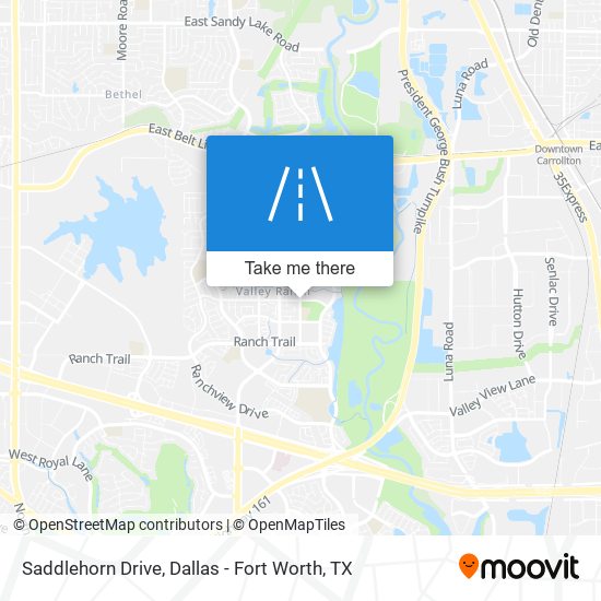 Saddlehorn Drive map