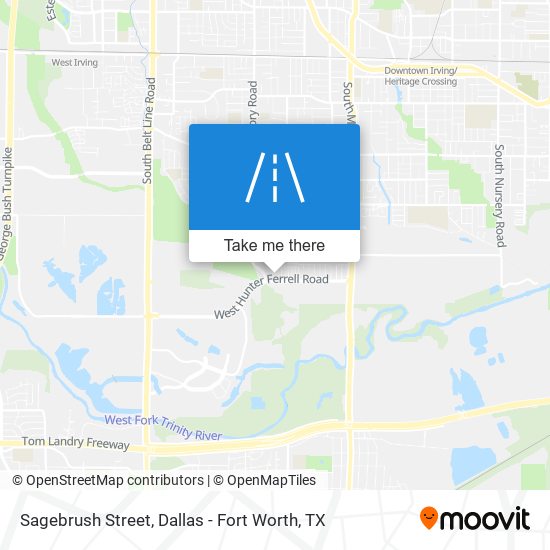Sagebrush Street map