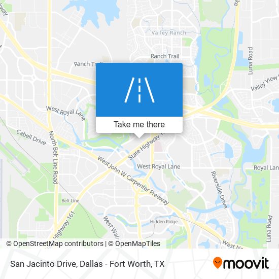 San Jacinto Drive map