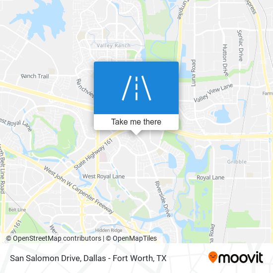 San Salomon Drive map