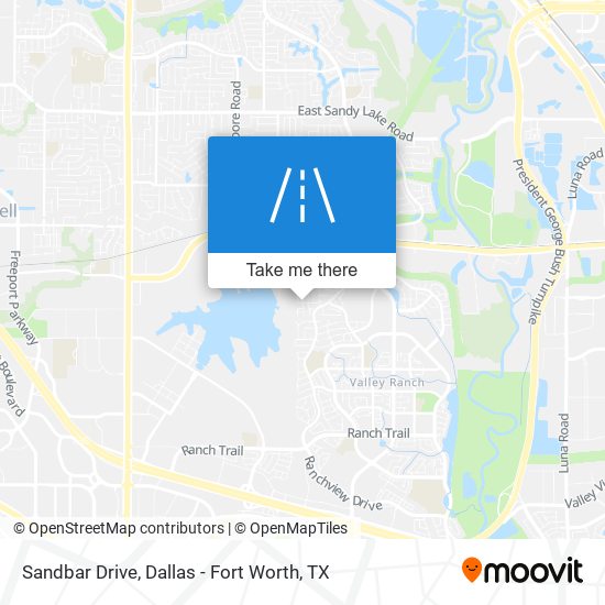 Sandbar Drive map