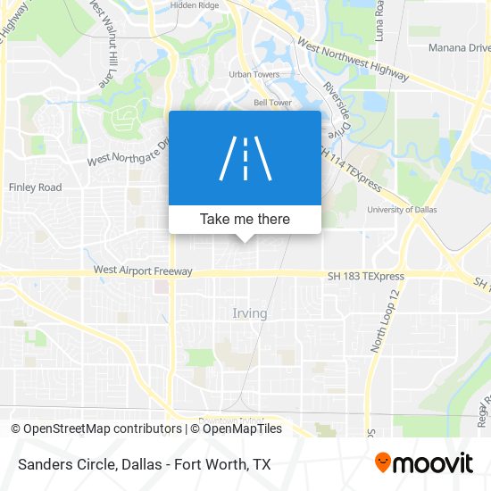 Sanders Circle map