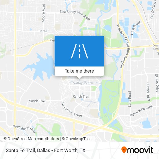 Santa Fe Trail map