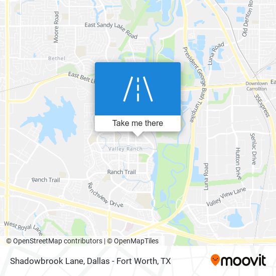Shadowbrook Lane map
