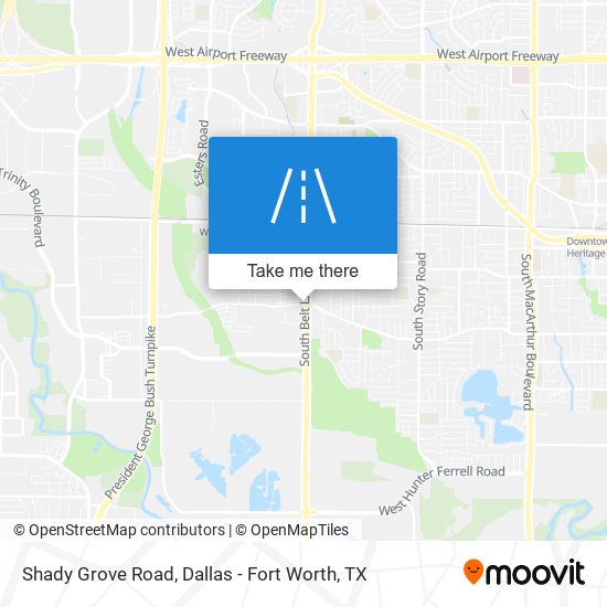 Shady Grove Road map