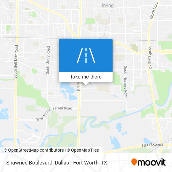 Mapa de Shawnee Boulevard