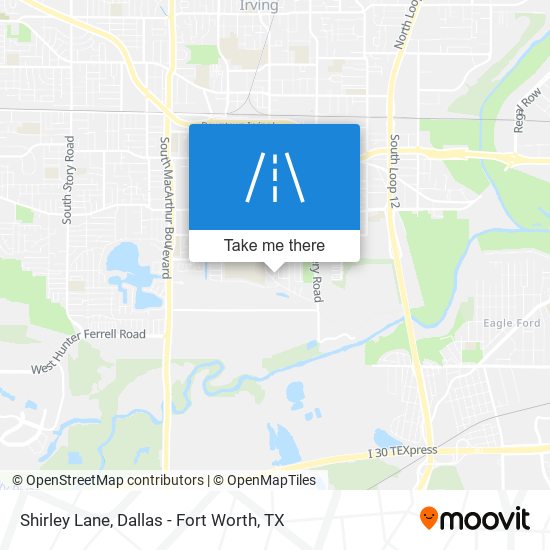 Shirley Lane map