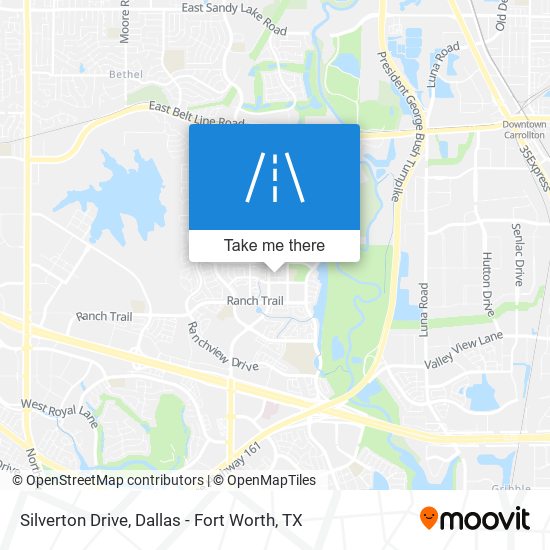 Silverton Drive map