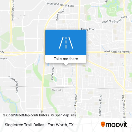 Singletree Trail map
