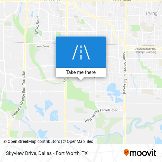 Skyview Drive map