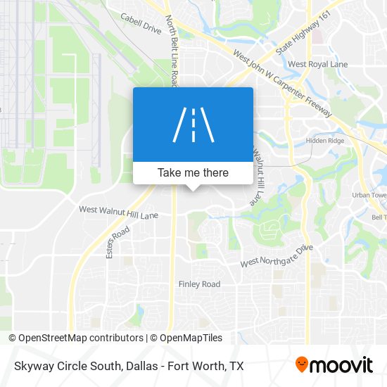 Skyway Circle South map