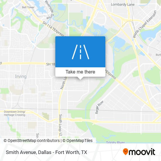 Smith Avenue map