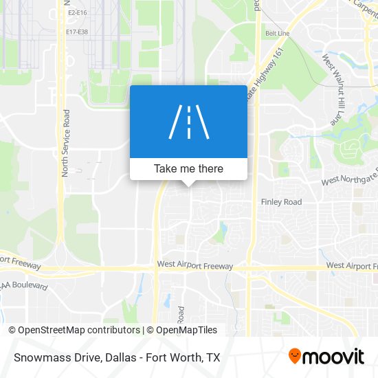 Snowmass Drive map