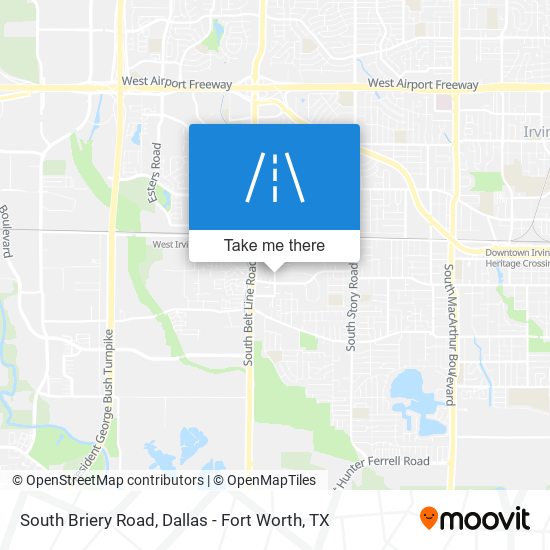 South Briery Road map