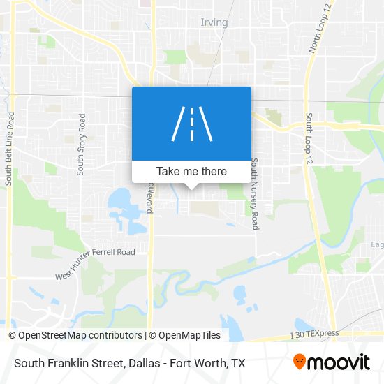 Mapa de South Franklin Street