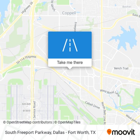Mapa de South Freeport Parkway