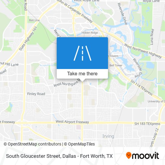 South Gloucester Street map