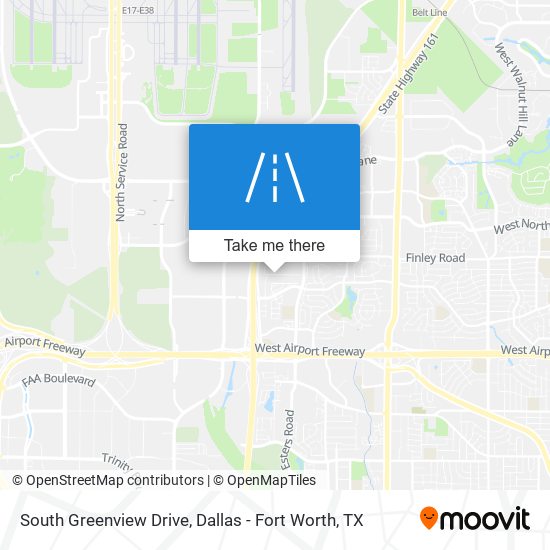 South Greenview Drive map