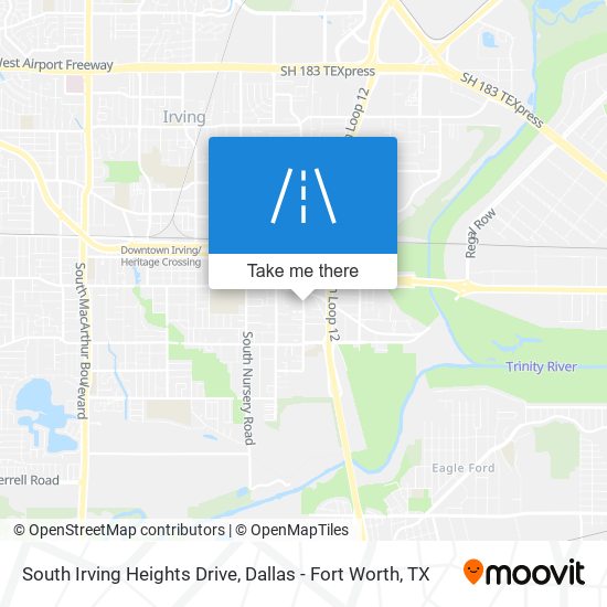 Mapa de South Irving Heights Drive