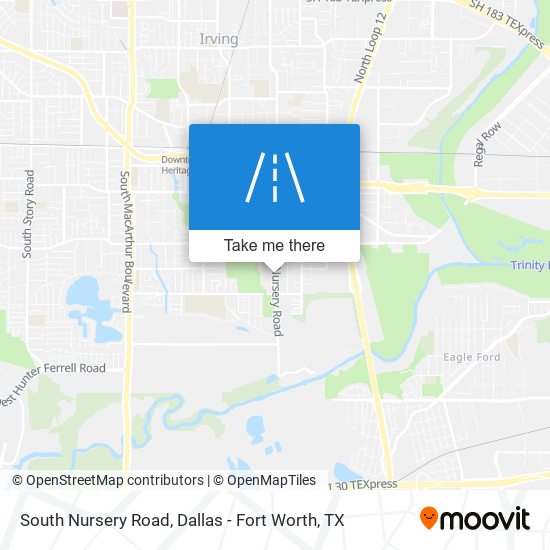South Nursery Road map