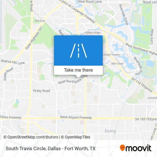 Mapa de South Travis Circle