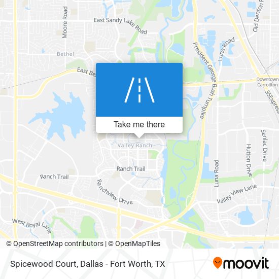 Spicewood Court map