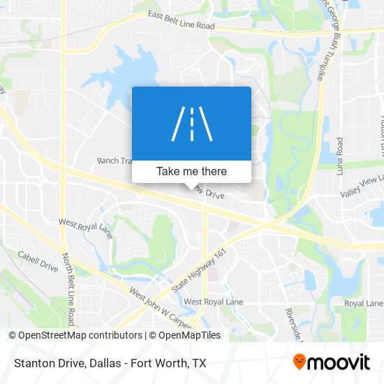 Stanton Drive map