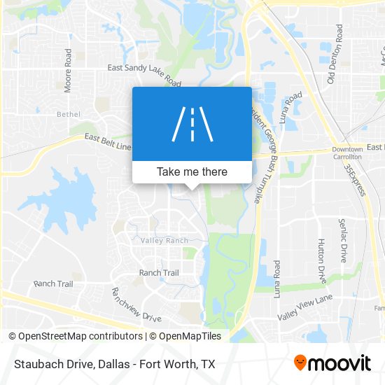 Staubach Drive map