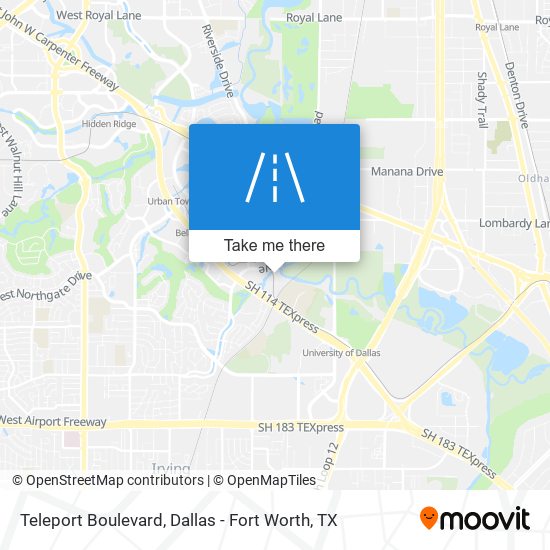 Teleport Boulevard map