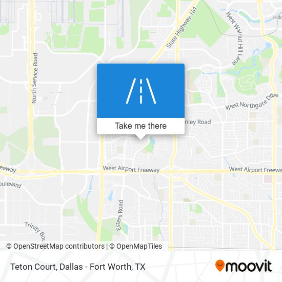 Teton Court map