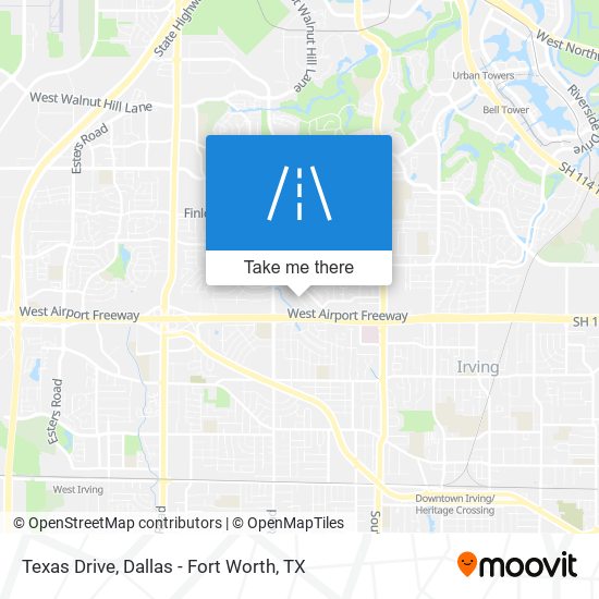 Texas Drive map