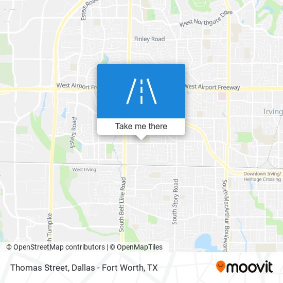 Thomas Street map