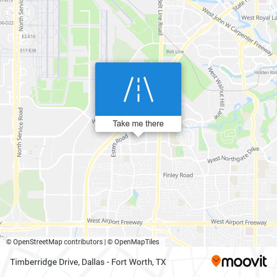 Timberridge Drive map