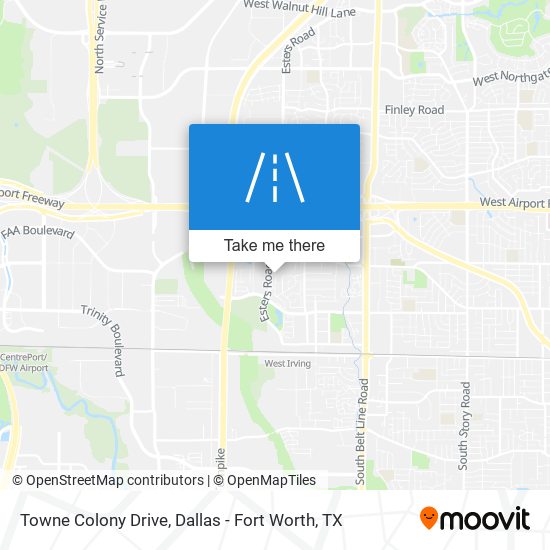 Towne Colony Drive map