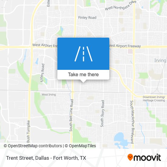 Trent Street map