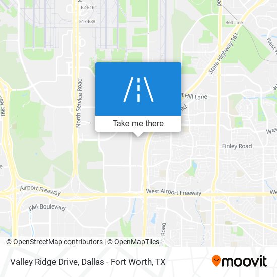 Valley Ridge Drive map