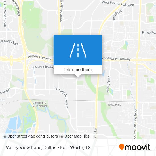 Valley View Lane map