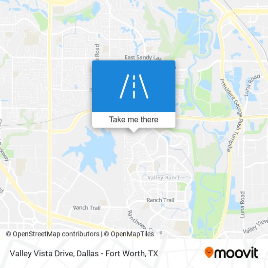 Valley Vista Drive map