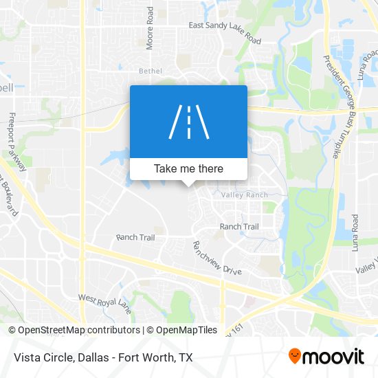 Vista Circle map