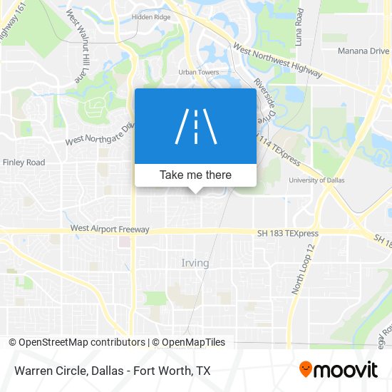 Mapa de Warren Circle