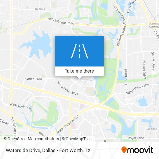 Waterside Drive map