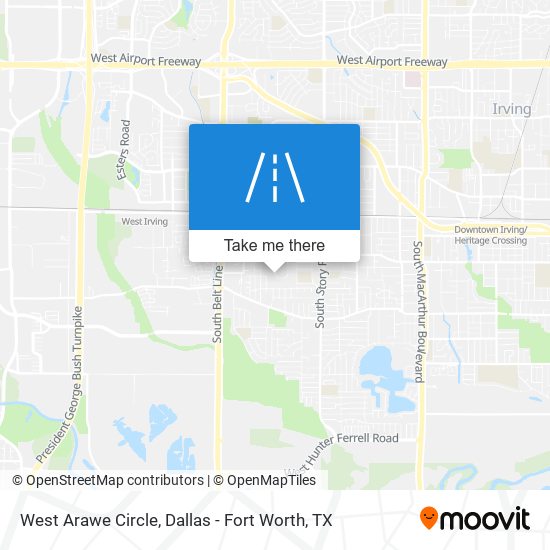 Mapa de West Arawe Circle